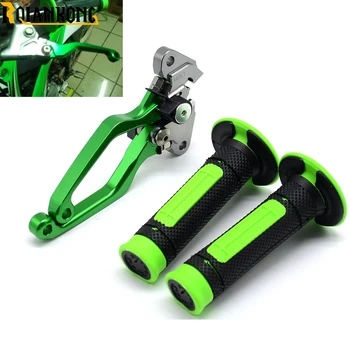 

Motorbike Brake Lever Dirt bike Brake Clutch Lever Handle bar grip for KAWASAKI KLX250 D-TRACKER 1993 1994 1995 1996 CNC Pitvot
