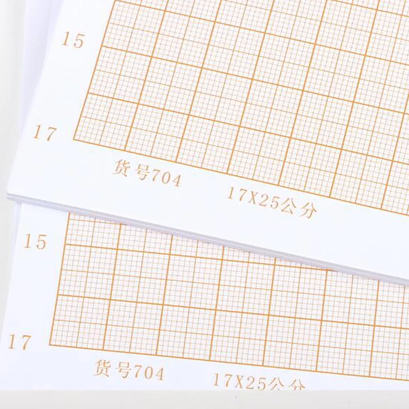 orange calculated paper graph drawing paper grid papers a4 a3 a2 a1
