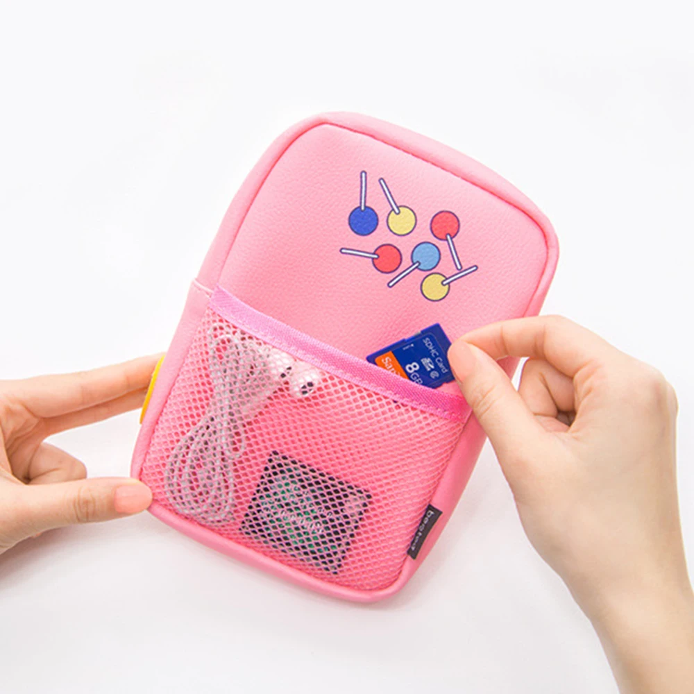 Lanzon الرقمية حقيبة التخزين المحمولة السفر كابل أكياس ل شاحن يو اس بي سماعة أداة اكسسوارات المنظم حامل هاتف امدادات