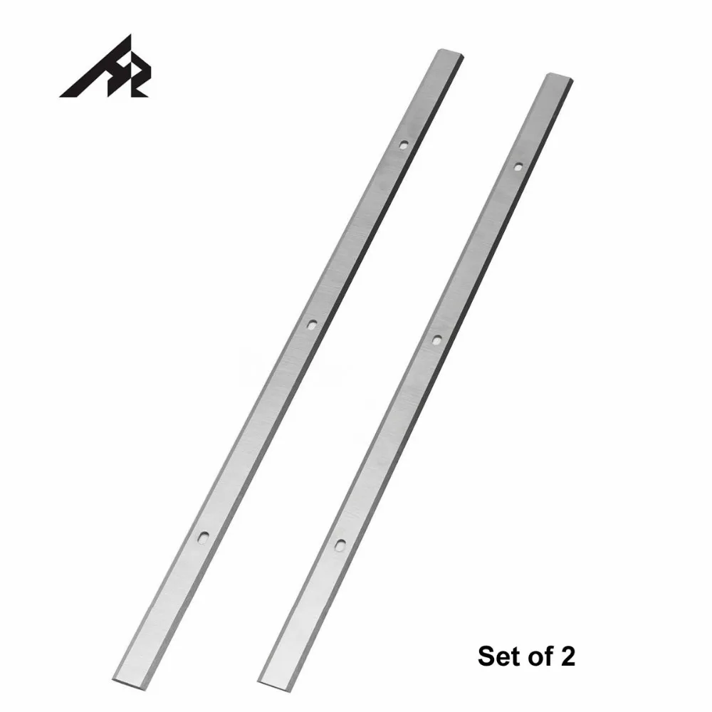 

HZ 12-1/2" Portable HSS Planer Blades knife for Porter Cable PC305TP - Double Edged - Set of 2