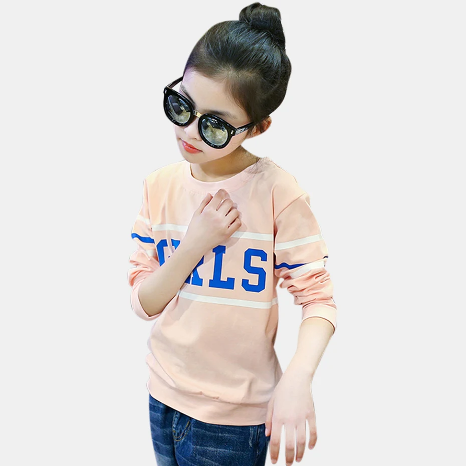 

Girls Hoodies Autumn Girls Sweatshirt Long Sleeve Letters Girls Top Fashion Winter Teen Girls Clothing 4 6 8 12 14 Years