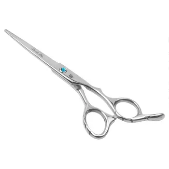 

High Quality 1 pc HM100-60 Professional 6 Inch Hairdressing Barber 440c Cutting Scissors Hair Shears Salon Razor Flat 62HRC