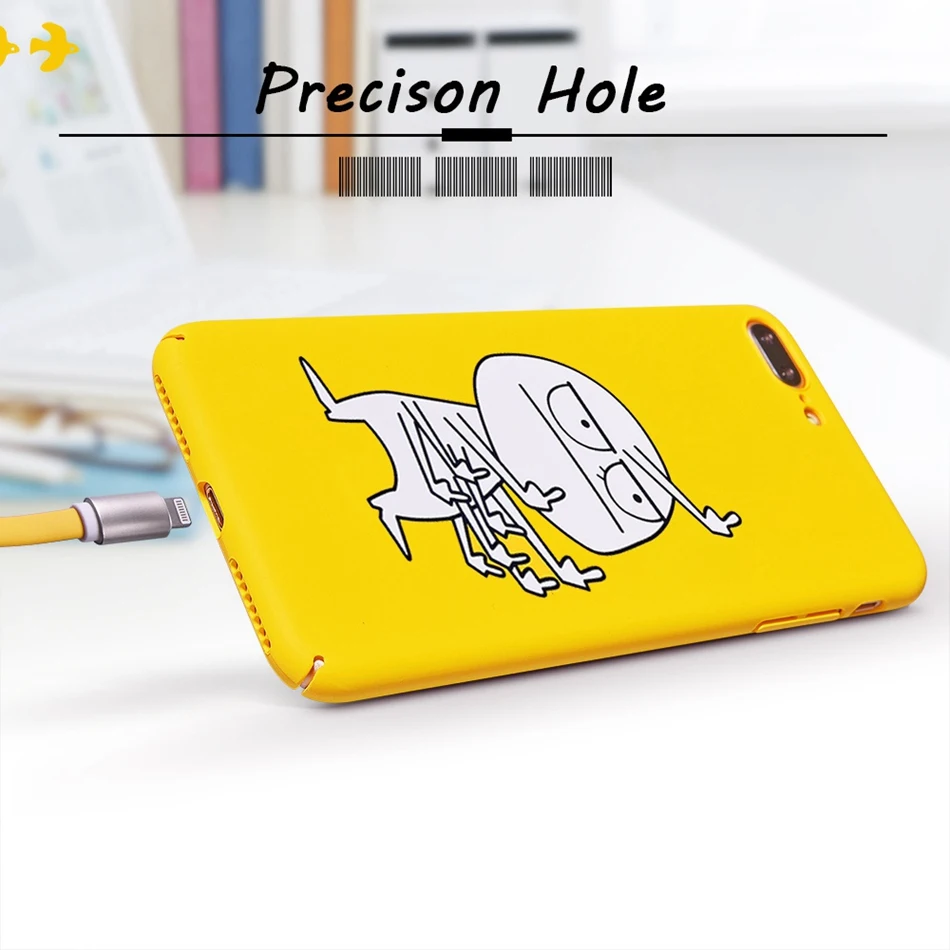REAOOM Case for iPhone 7 Plus Luxury Cute Case Hard PC Cover Case Funny Cartoon Patterned Phone Fitted Cases For iPhone 7 Coque  (8)