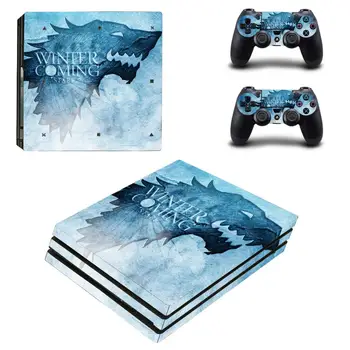 

Game of Thrones Winter is Coming GOT PS4 Pro Skin Sticker for Sony PlayStation 4 and 2 controller skins PS4 Pro Sticker Decal