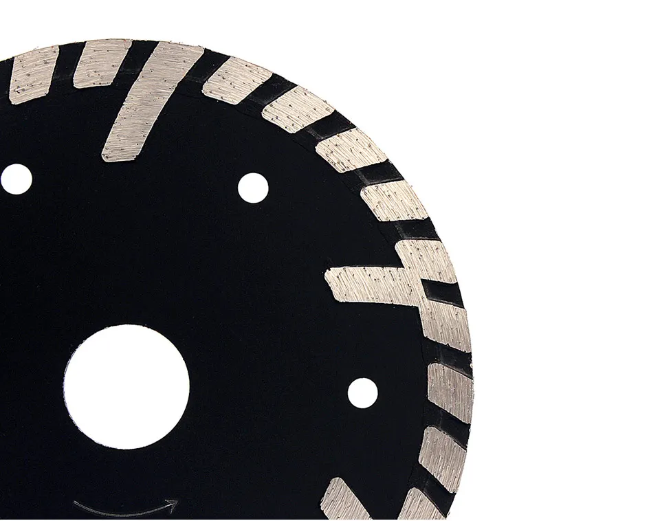 ZL-HB06 Turbo Rim 5 inch Circular Saw Blade For Stone Concrete Cutting