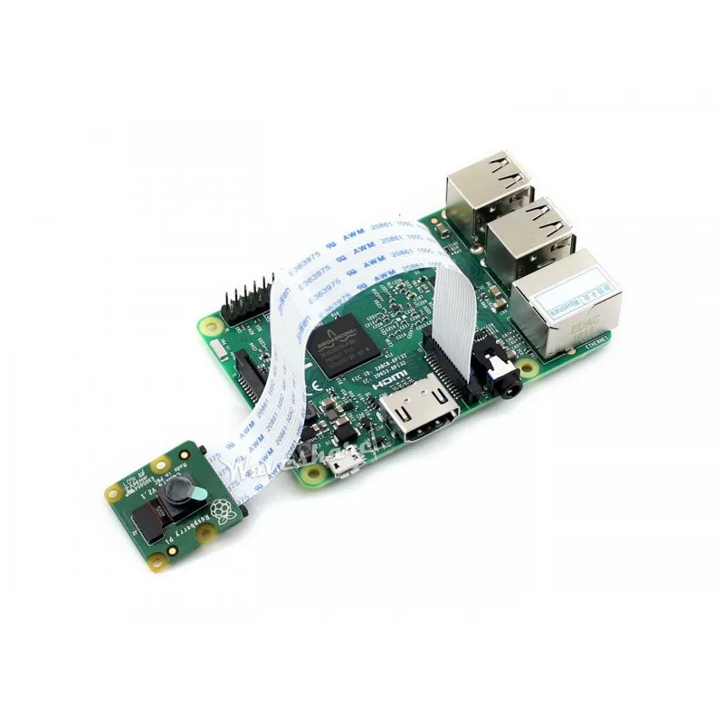 Raspebrry pi Módulo Câmera Oficial v2 com Megapixels Sensor Imx219 com Suporte para Todos os Raspberry Pis - Imagem 3