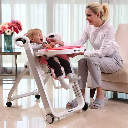 Роскошный детский стульчик для кормления младенцев, стол и стул для еды, детский обеденный стульчик, переносное детское сиденье, кресло для кормления, можно регулировать
