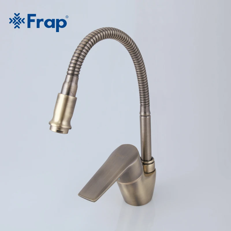 Frap Antique Style Bronze Kitchen Faucet Cold and