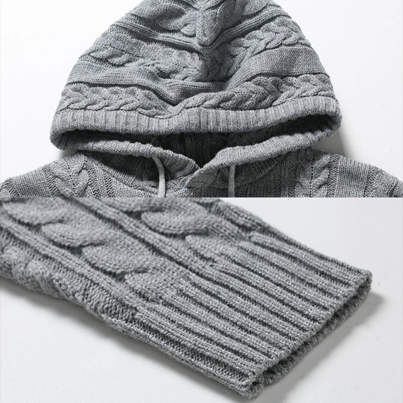 2018 Autumn Knitted Hooded Sweater Women Casual Pullovers Ladies Long Sleeve Knitted Tops 2018 Autumn Knitted Hooded Sweater Women Casual Pullovers Ladies Long Sleeve Knitted Tops