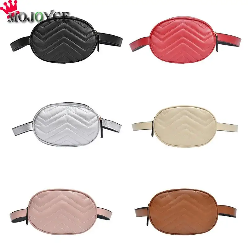 2018 الإناث بو الجلود الخصر حزم فاني البيضاوي الكتف سستة السفر Crossbody حقيبة محفظة الفاخرة حقائب النساء حقائب مصمم