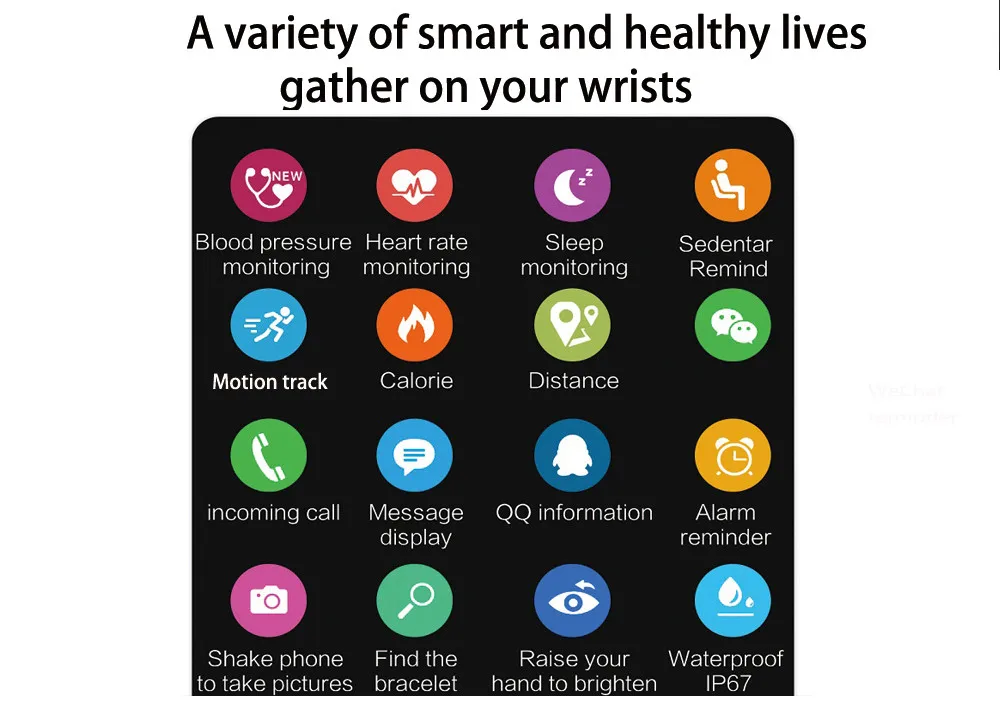 Сталь туфли с ремешком и пряжкой большой экран smart watch Спорт Фитнес сердечный ритм