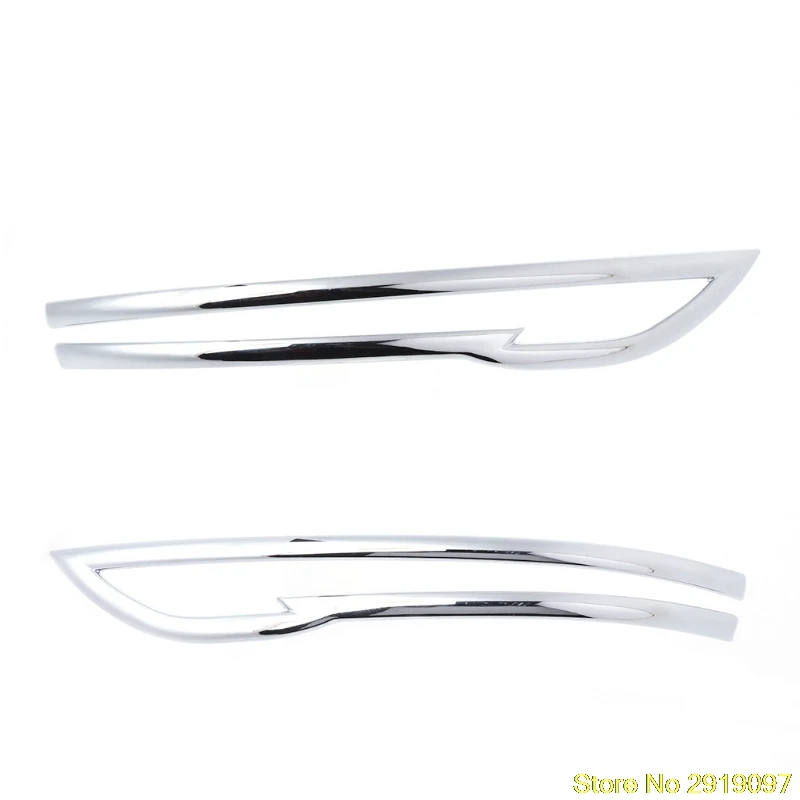 

New 1 Pair Car Rearview Mirror Decor Chrome Trim For Nissan Qashqai J11 2nd Rogue 2014-2017 Car Styling Drop Shipping Support