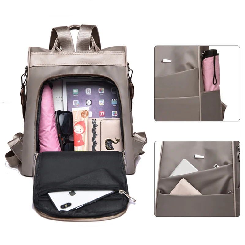 Высокое качество, ткань Оксфорд, женский рюкзак на молнии, школьные сумки для девочек-подростков, маленький рюкзак, женский рюкзак, Mochilas Feminina