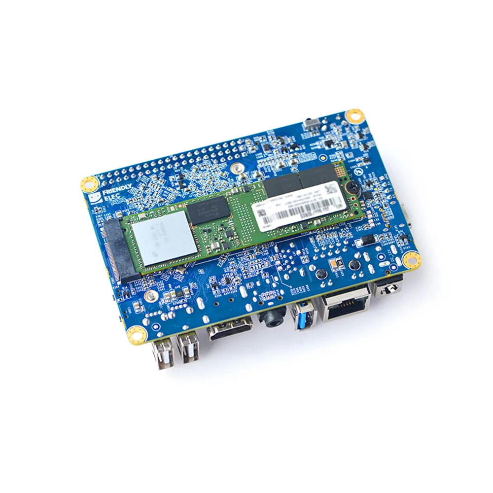 NanoPC T4 с открытым исходным кодом RK3399 ARM Development Board DDR3 RAM 4 Гб Гбит/с Ethernet Поддержка
