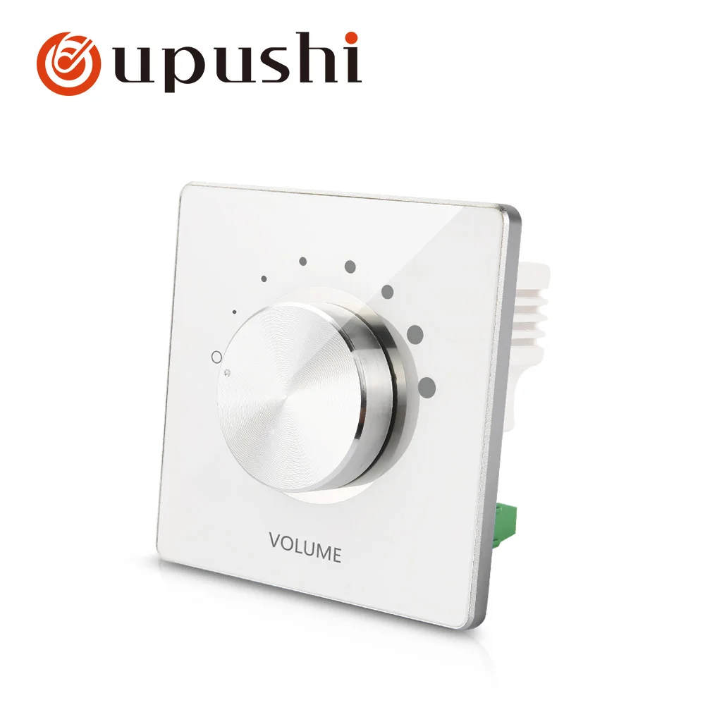 Wall Mount Rotary Volume Control Knob na Parede Speaker Switch Stereo Speaker Impedância Matching 100w - Image 2