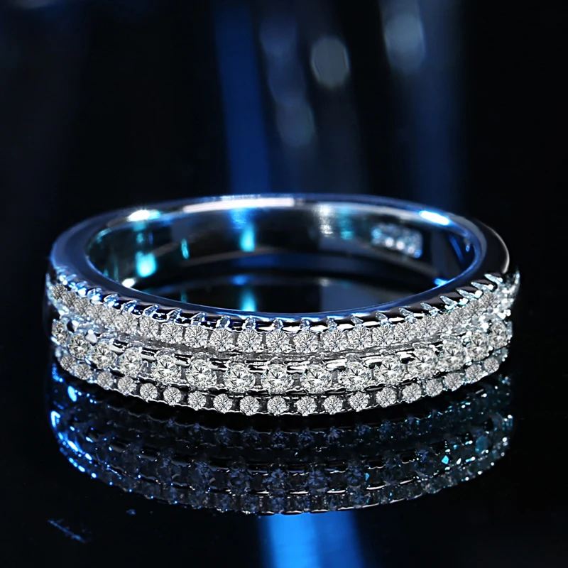 LXOEN Изысканная инкрустация Druzy круглый цирконий обручальное кольцо с белым золотом цвет кольца для женщин вечерние ювелирные изделия аксессуары anel