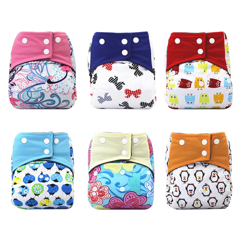 

Washable Reusable Baby Cloth Diaper Cover Adjustable Waterproof Pocket Cloth Nappy Baby Cloth Bamboo Charcoal Diaper Insert