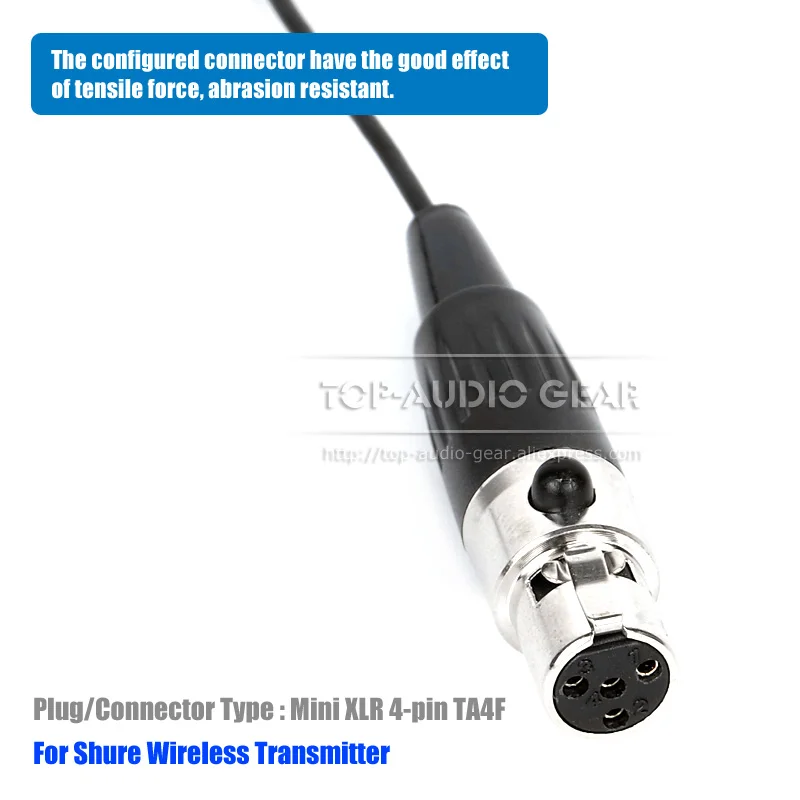 TA4F мини XLR Lavalier отворот зажим для галстука Микрофон SHURE беспроводной микрофон