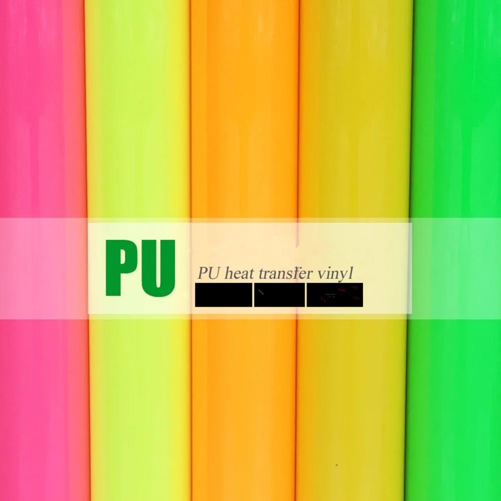 

Hot Iron-on PU Heat Transfer Vinyl Cutting Film for T-Shirt Garment Designing Sheet 12''x20''(30cm x 50cm)