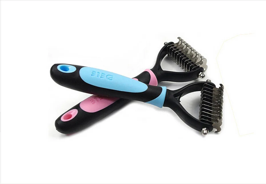 Comb for dogs steel dog hair removal grooming tools pet razor comb on