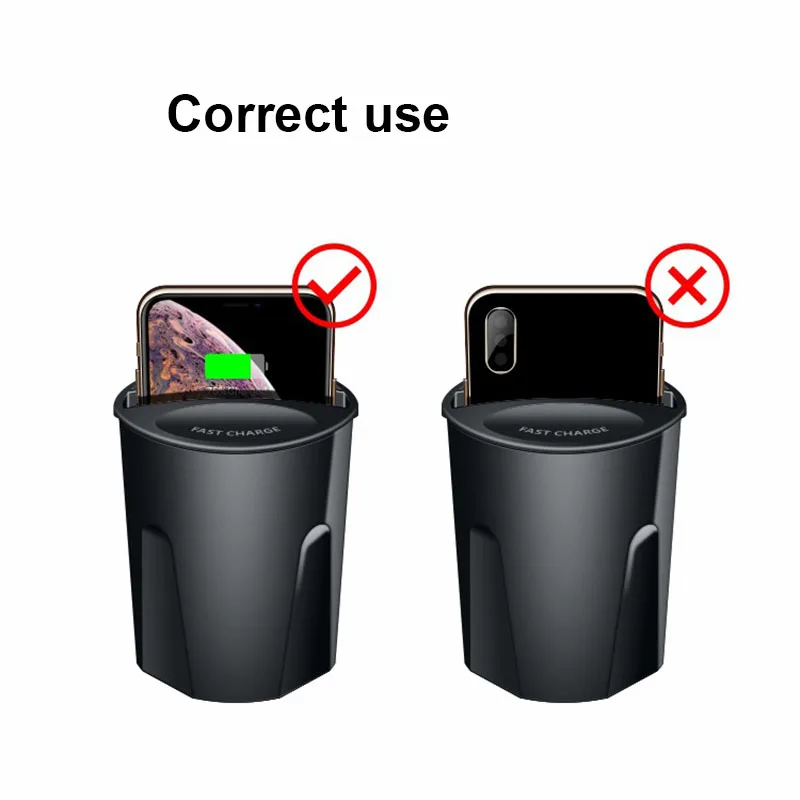 QI автомобильное беспроводное быстрое зарядное устройство для iPhone 8 X держатель для зарядки подставка для Apple XS MAX/XR samsung note10/9 Беспроводная зарядка