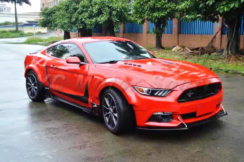 2015-2016 Forb Mustang KylinTotem Style Front Lip FRP (6)