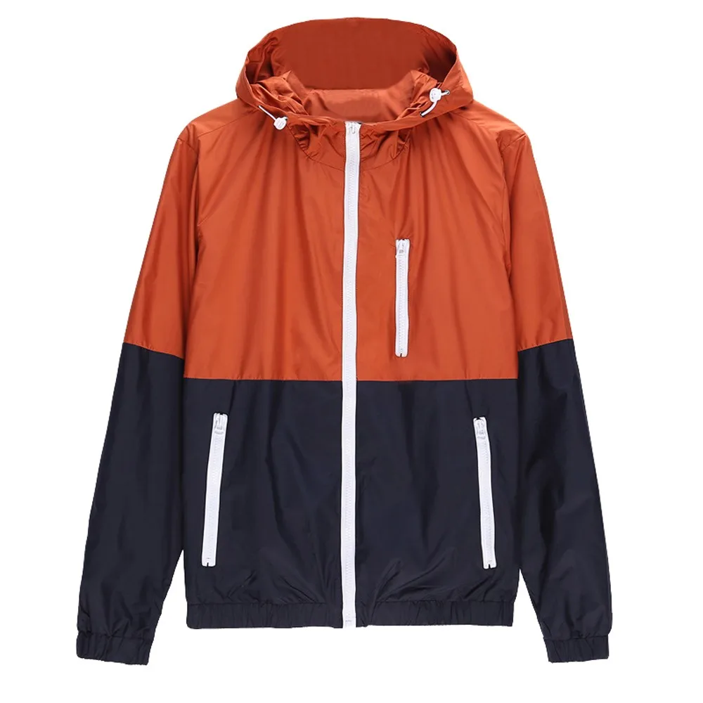 

FeiTong Jacket Coat Men Casual Sportswear Windbreaker Lightweight Bomber Jackets Outerwear Coats Winter Men's Clothing