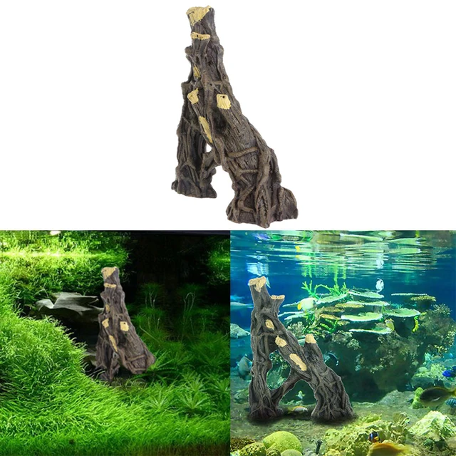 Simulation Trunk Aquarium Fish Tank Plant Stump Ornament Reptile ... Simulation Trunk Aquarium Fish Tank Plant Stump Ornament Reptile ...