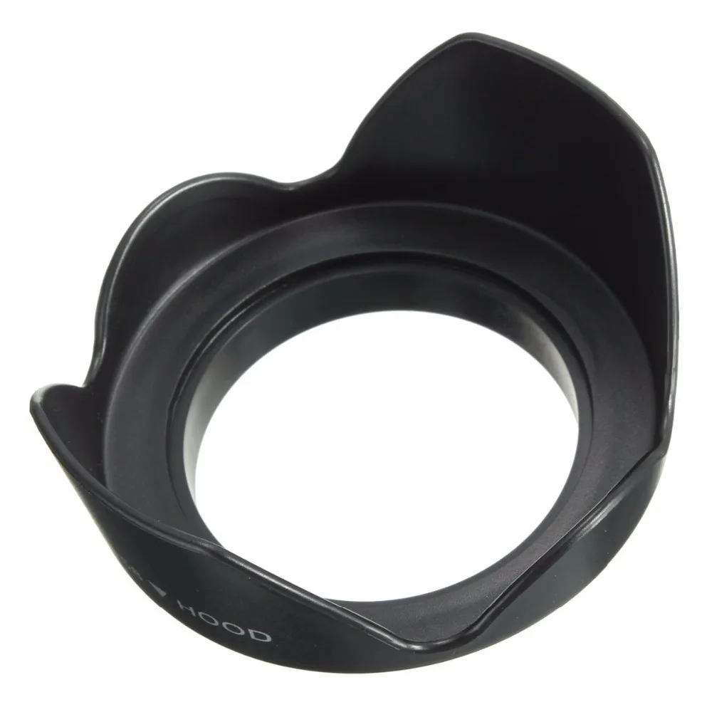 Бленда для объектива Nikon Canon Sony Fuji Olympus Panasonic DSLR 49 52 55 58 62 67 72 77 82 мм|lens hood|lens hood for nikonlens
