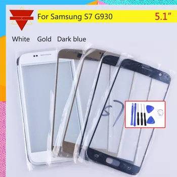 

S7 TouchScreen For Samsung Galaxy S7 G930 G930F G930A SM-G930L Touch Screen Front Panel Glass Lens Outer NO LCD Display