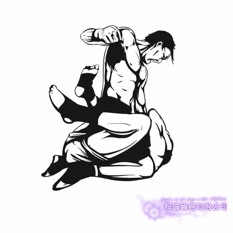 

DCTAL Boxing Club Taekwondo Karate Sticker Kick Play Car Decal Free Combat Posters Vinyl Striker Wall Decals Decor