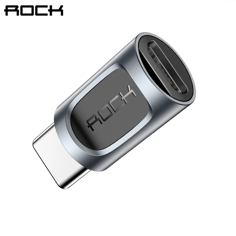 

ROCK Micro USB Type C Adapter Portable Aluminum Type-C for OTG Charging Data Sync Cable Converter Adapter USB for Samsung Xiaomi
