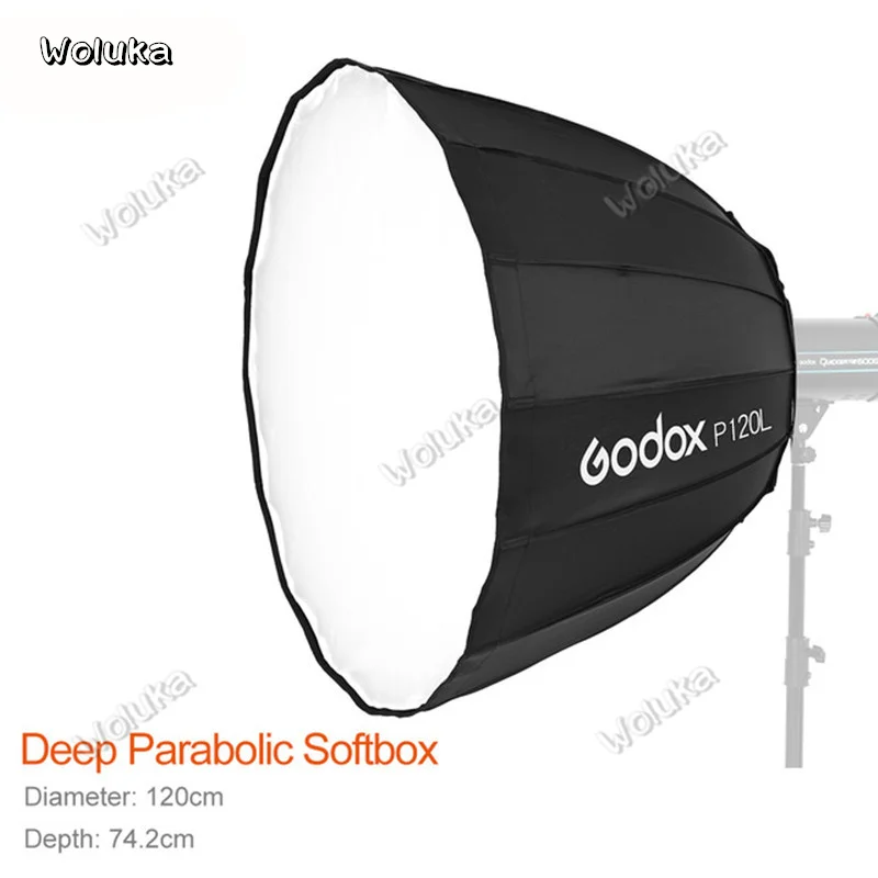 Портативный параболический софтбокс Godox P120L 120 см Profoto студийная вспышка Speedlite