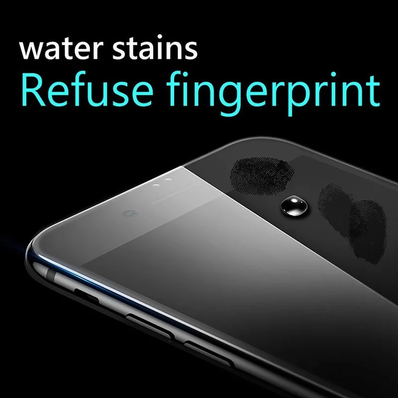 NYFundas Tempered Glass Screen Protector 4D Full Curved 9H verre trempe Film For iPhone 7 Plus 8 X 10 6 6S 3D pelicula de vidro (4)