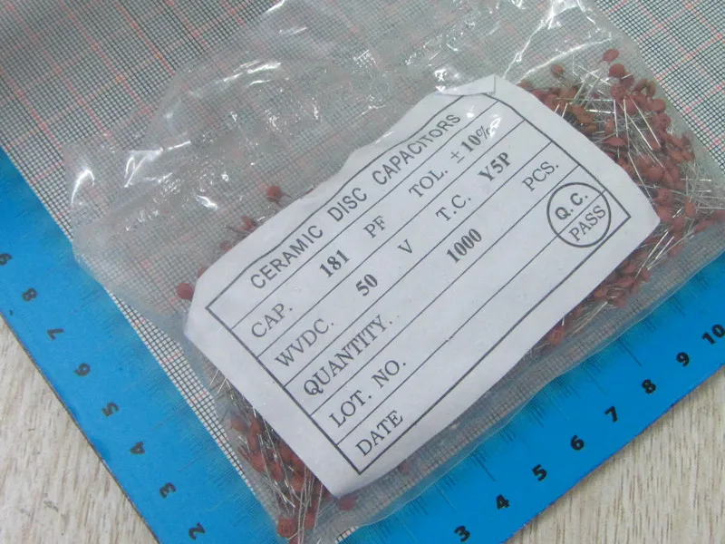 

1000pcs/lot High Quality 180PF 181 50V Ceramic dielectric Capacitor 180PF 181 50V dip ceramic capacitors 180PF