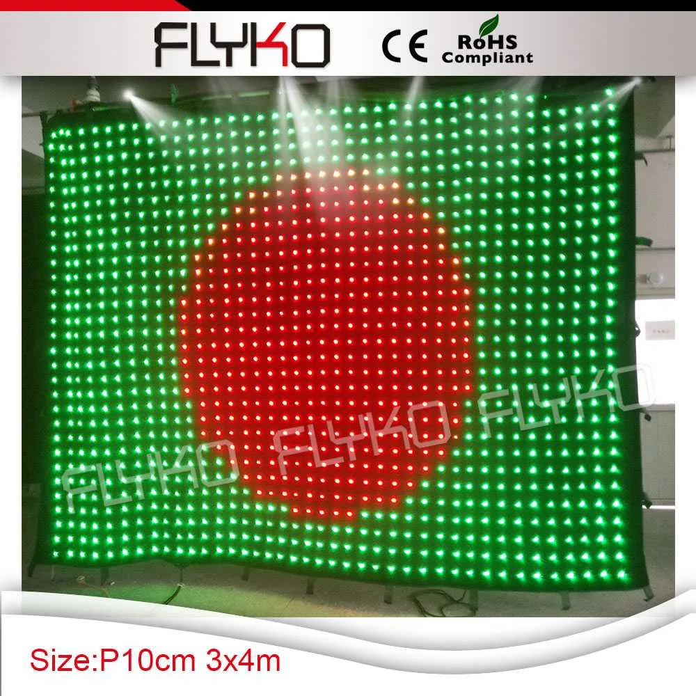 p10 led video curtain 12