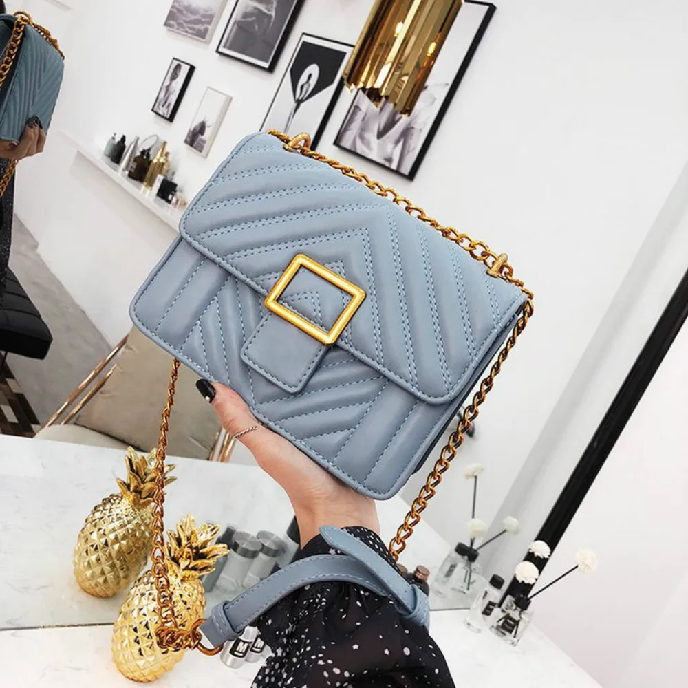 

Pu Leather Mini Small Women's Flap Bag Quilted Lattice Women Crossbody Bag Chain Women's Handbag Messenger Female Shoulder Bag