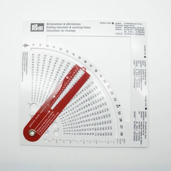 

PRYM 611735 knitting calculator, knitting counter, sewing machine accessories, manual diy, Knitting calculator counting frame