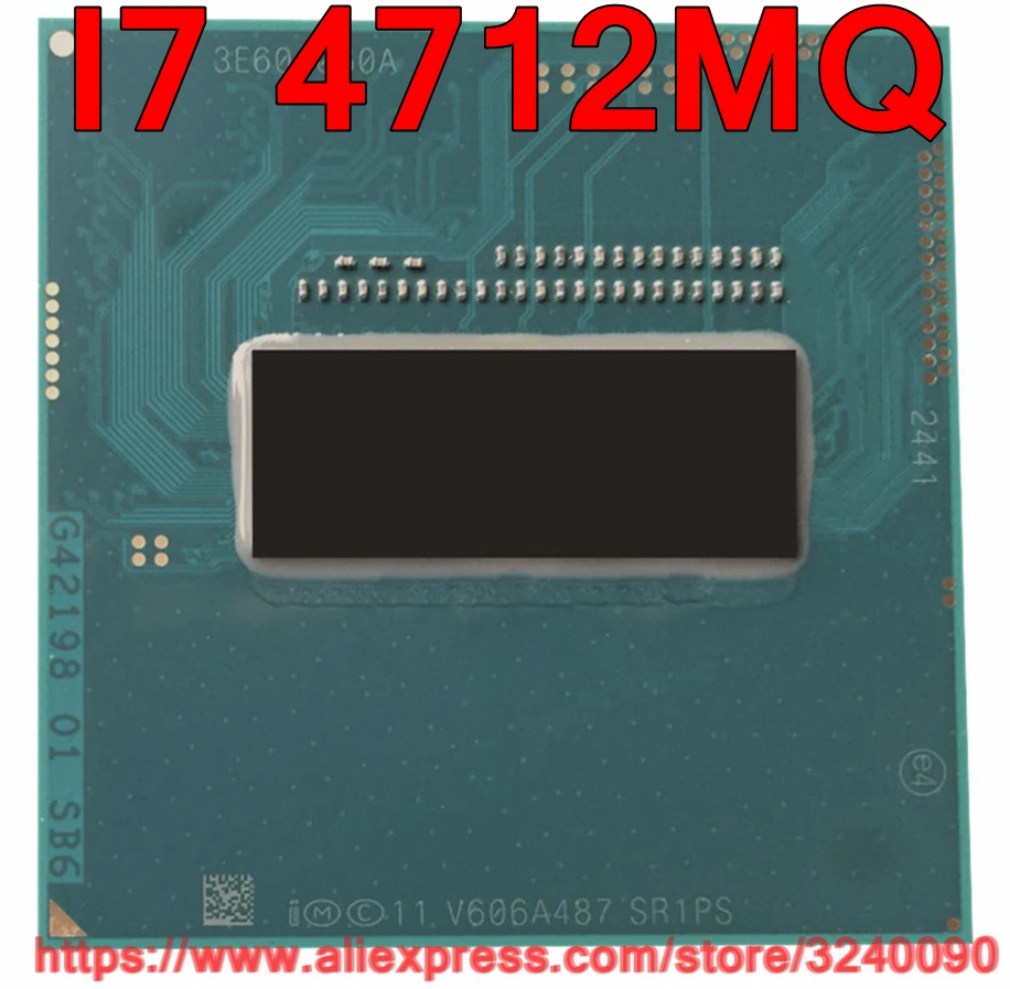 Оригинальный процессор lntel Core I7 4712mq SR1PS 6 Мб кэш-памяти 2 3-3 3 ГГц четыре ядра TDP:37 Вт