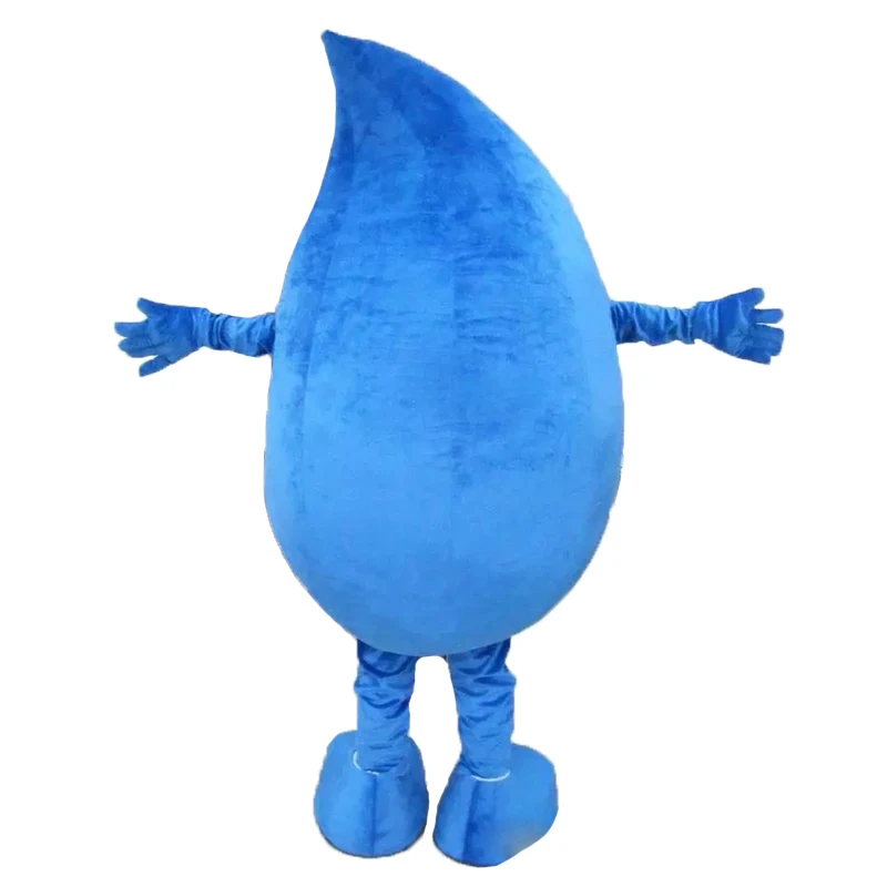 Blue Water drop mascot costumes Fancy dress Cartoon Costumes Adult size
