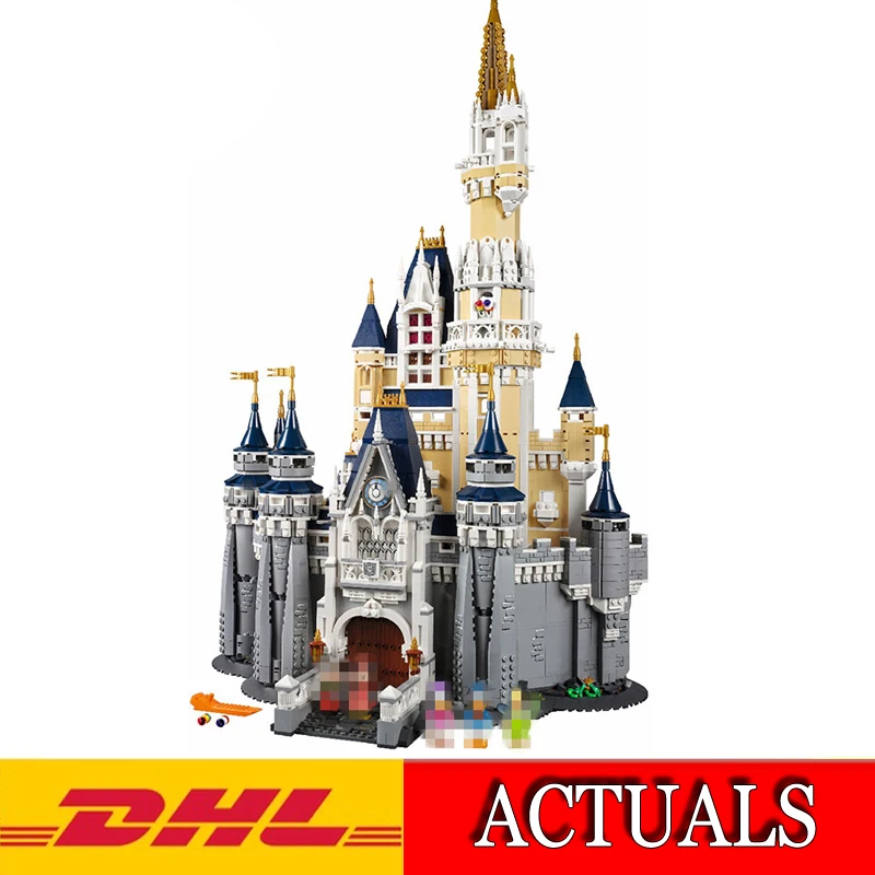 

2018 New Lepin 16008 4080Pcs Movie Cinderella Princess Castle Model Building Kits Blocks Bricks Girl Toys Gift Compatible 71040