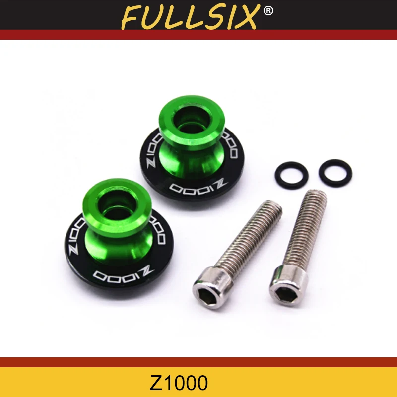 

For KAWASAKI Z800 2012-2016 Motorcycle Accessories Swingarm Spools slider 8mm stand screws LOGO Z800