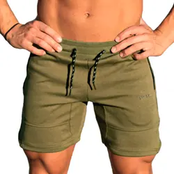 Шорты Для мужчин s 2018 Лето Фитнес одноцветное Цвет горячие брюки-карго Для мужчин Пляжные шорты Для мужчин доска Шорты Для мужчин с коротким
