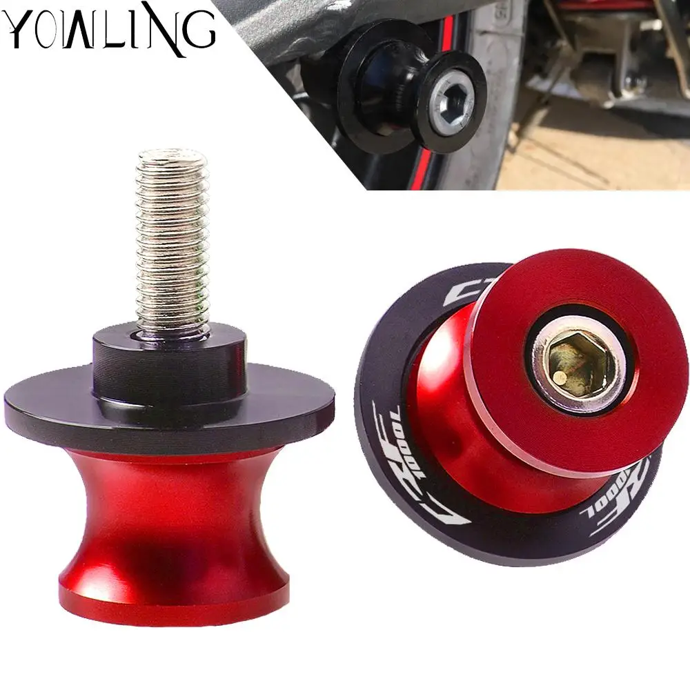 

M8 Motorcycle accessories Swingarm Spools slider stand screws For Honda CRF1000L CRF 1000L CRF 1000 L Africa Twin 2016 2017 2018