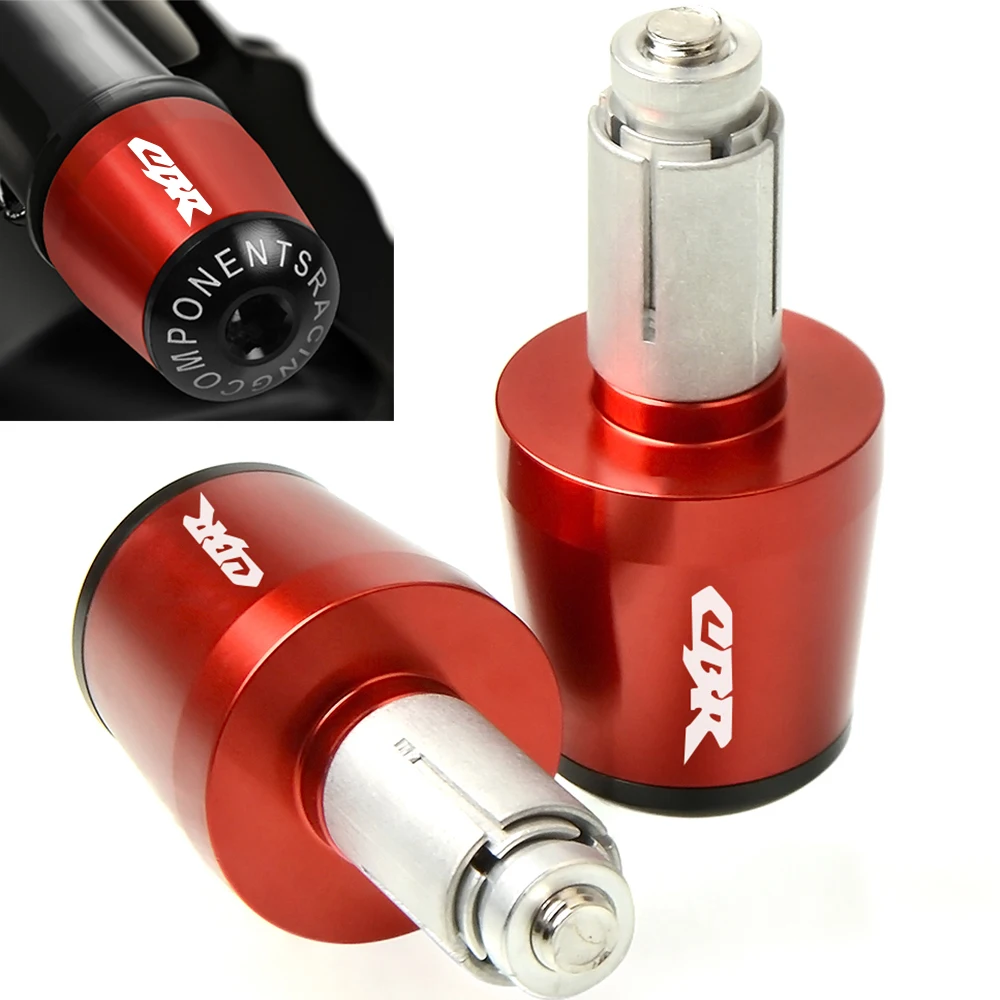 

Motorcycle 7/8" 22MM Handlebar Hand Grips Handle Bar End Cap for honda CBR500R CBR 500R 500F 500X R/F/X CBR600F CBR400 CBR250R