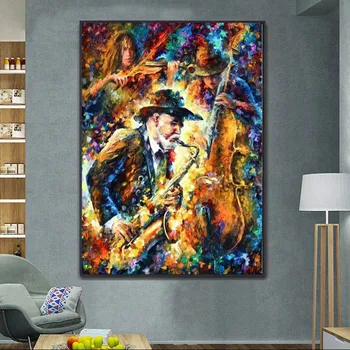 

Cheap Sale Hand Painted Colorful Endless Tune Oil Painting On Canvas Wall Art For Home Decor 20x24 inch