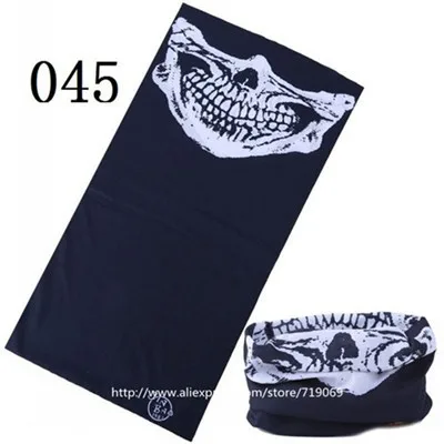 Skull Series Bandanas Sport Bicycle Motorcycle Variety Turban Magic Headband Veil Multi Head Scarf Scarves Face Mask Wrap mens navy scarf