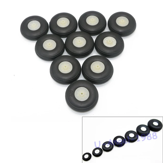 Best Price 10pcs/lot High elastic rubber wheel for Rc Fixed-wing airplane(diameter 25/32/45/50/55/64/70/76MM ) can for DIY robot tires