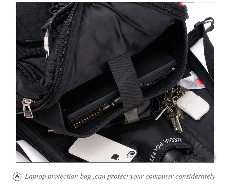 Laptop Backpack Waterproof USB Charge Port