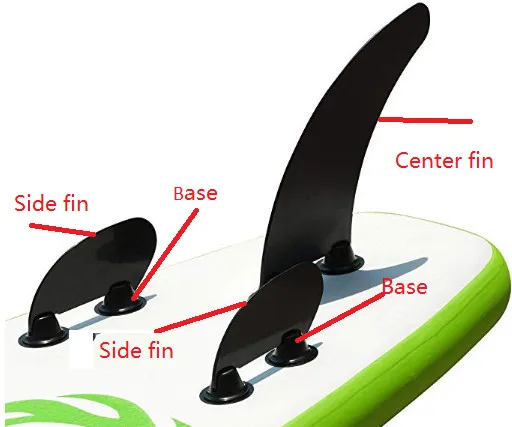 Классическая SUP-доска Aqua Marina Tri-Fin включающая 1 центральный Плавник 2 боковых